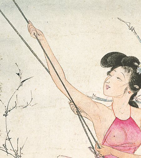 兴国-胡也佛的仕女画和最知名的金瓶梅秘戏图